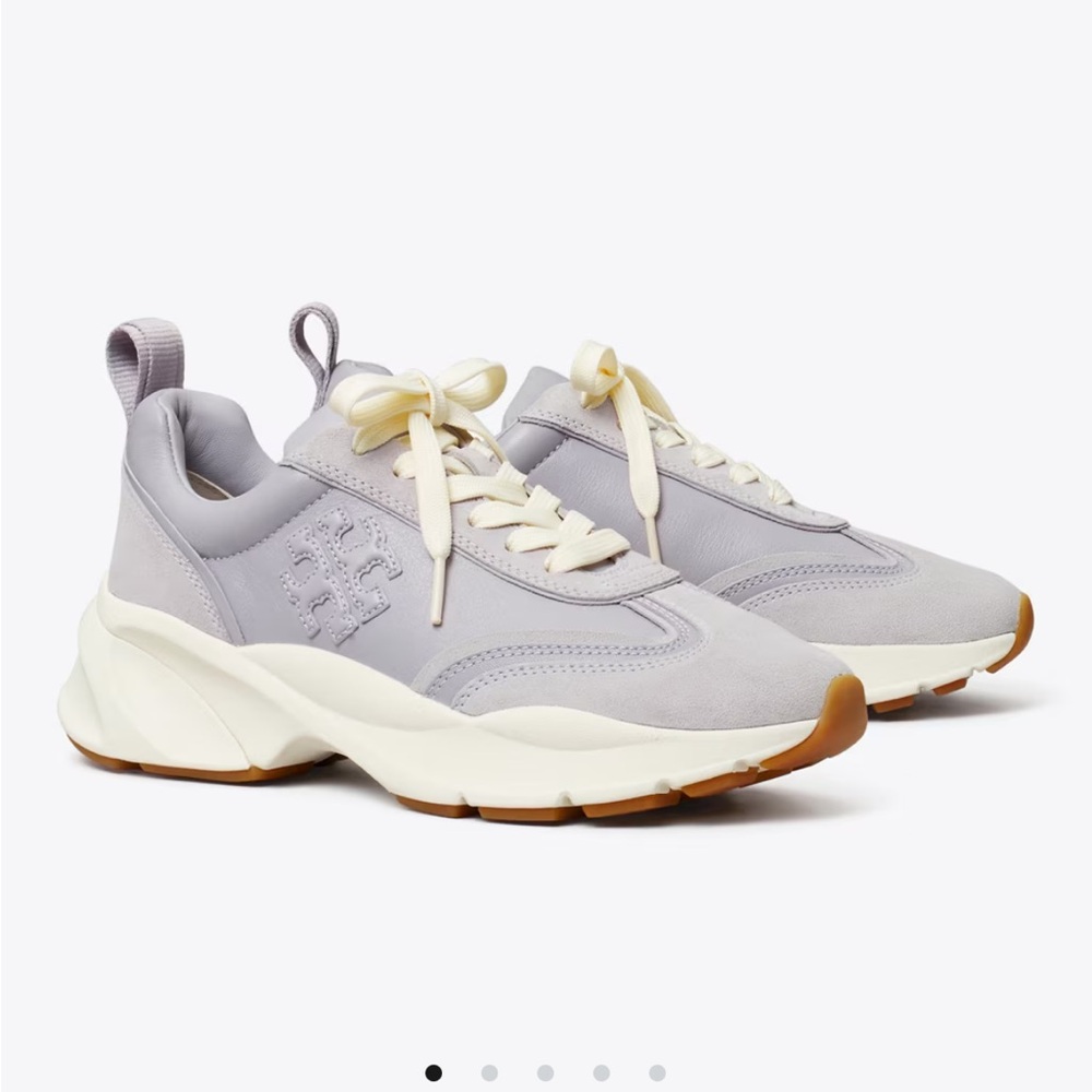 Tory Burch GOOD LUCK TRAINER Color:
Spring Lavender Size 9